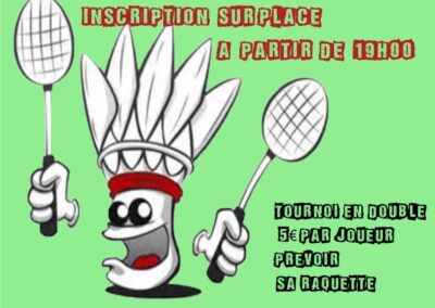 TOURNOI DE BADMINTON