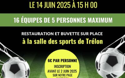 TOURNOI DE FOOT ORGANISE PAR L’AMICALE DES SAPEURS-POMPIERS