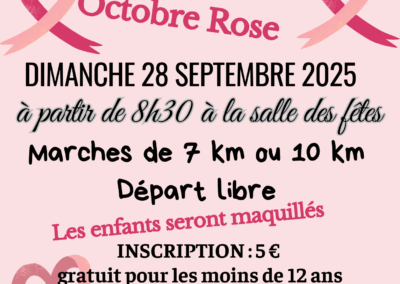 OCTOBRE ROSE