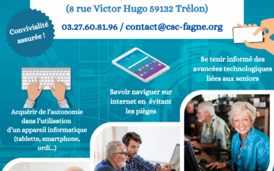 RÉUNION D’INFORMATION – PROJET AUTONOMIE NUMÉRIQUE SENIORS