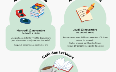 ATELIERS NOVEMBRE – MEDIATHEQUE