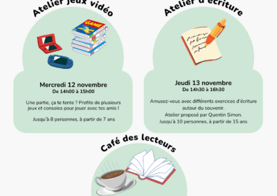 ATELIERS NOVEMBRE – MEDIATHEQUE