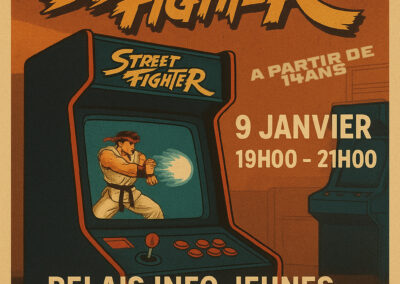 TOURNOI DE STREET FIGHTER SUR BORNE