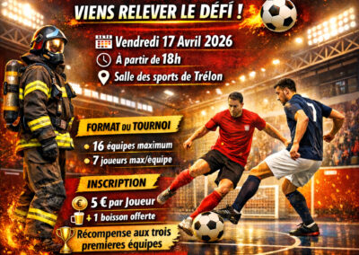 Tournoi de football de l’Amicale des Sapeurs-Pompiers