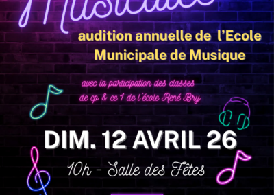 Trélon célèbre les comédies musicales avec l’audition annuelle de l’École Municipale de Musique