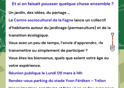 Réunion publique « La Fagne en partage »
