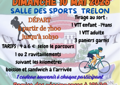 Le Club Cyclo Trélon organise « LA PIERRAFEU »