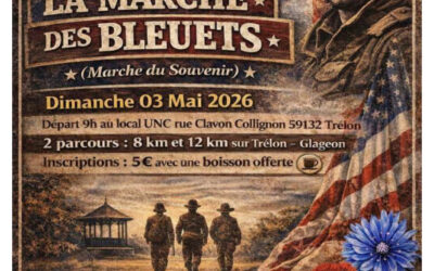 Marche des Bleuets organisée Association des Anciens Combattants Trélon-Glageon