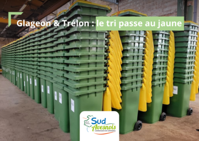 Redéploiement des bacs de tri à Glageon et Trélon