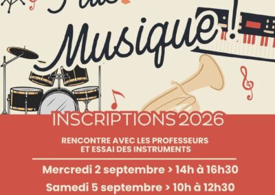 🎶 Inscriptions ouvertes à l&rsquo;École Municipale de Musique de Trélon ! 🎶