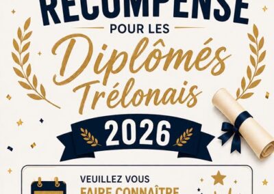Récompense pour les diplômés Trélonais 2026