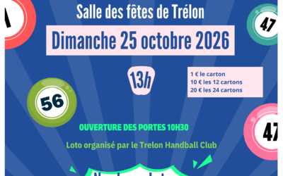 Loto organisé par le Trelon Handball Club.