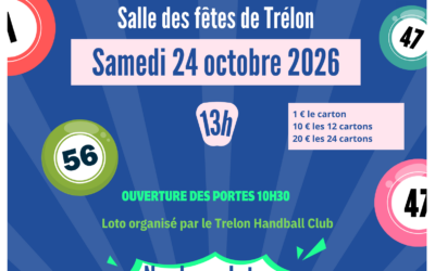 Loto organisé par le Trelon Handball Club.